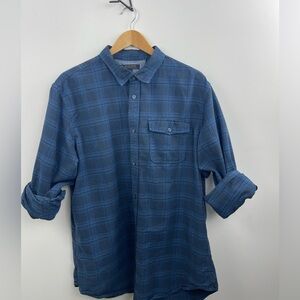 Banana Republic Men's Blue Checkered Shirt